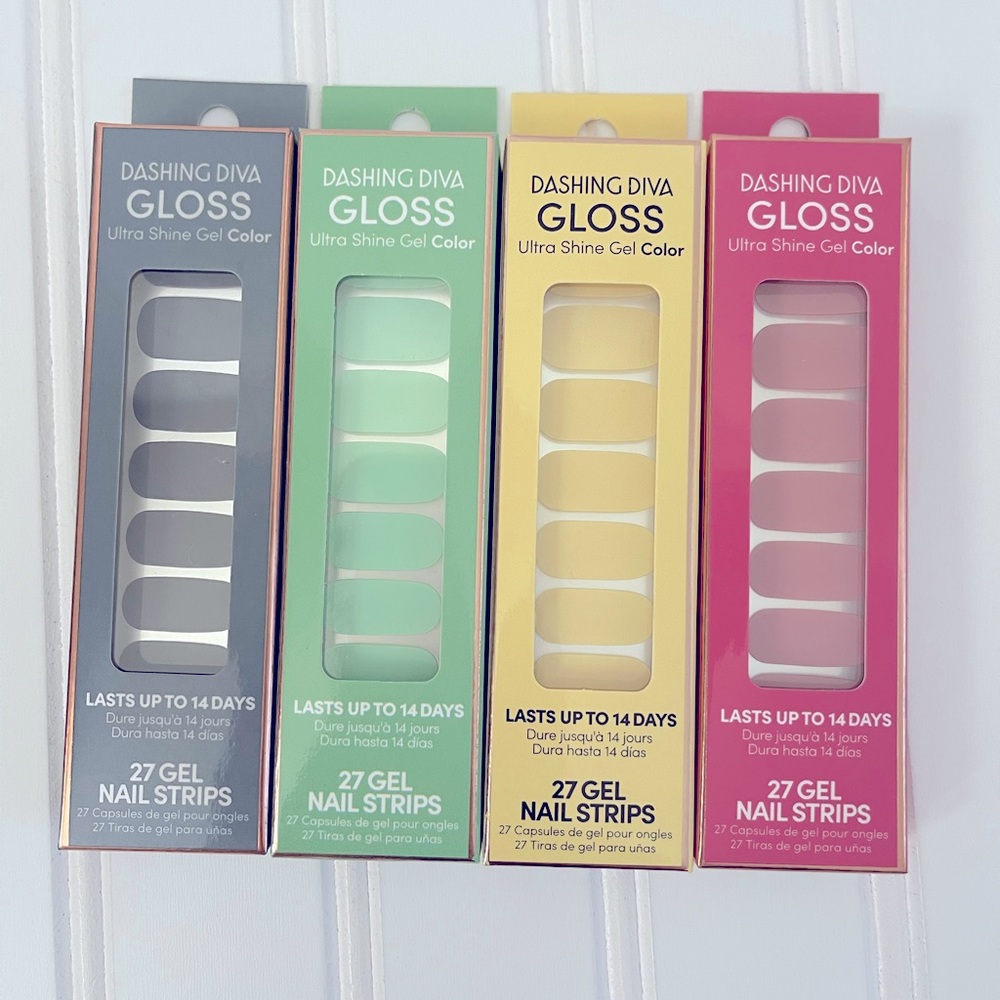 💖Dashing Diva GLOSS Nail strips